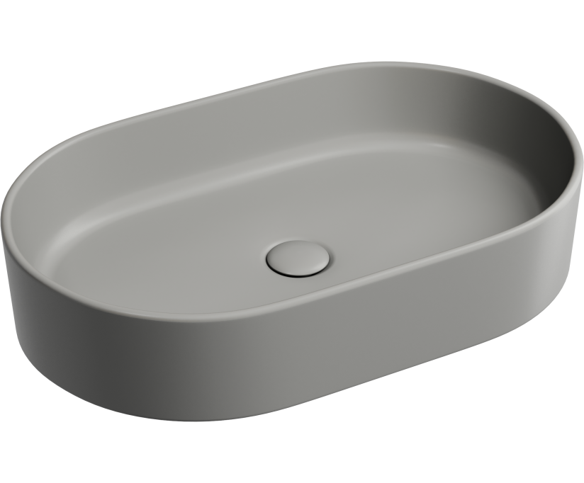 Накладная раковина Ceramicanova Element CN6048MH антрацит матовая - фото 1