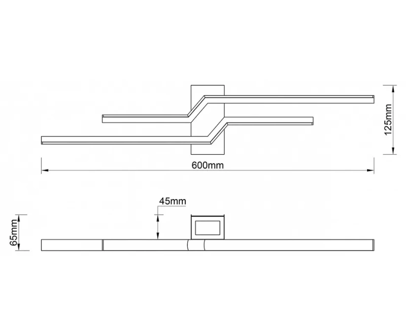 Бра Escada Rail 10219/2LED Black - фото 4