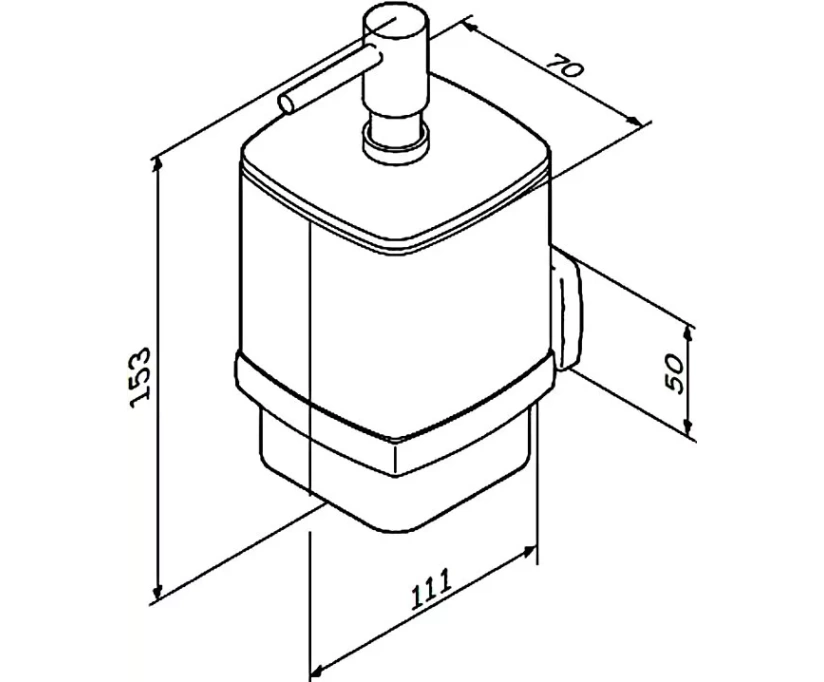 Дозатор AM.PM Gem A9036900 - фото 3