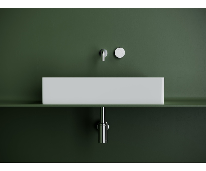 Накладная раковина Ceramicanova Element CN6070 белая глянцевая - фото 4