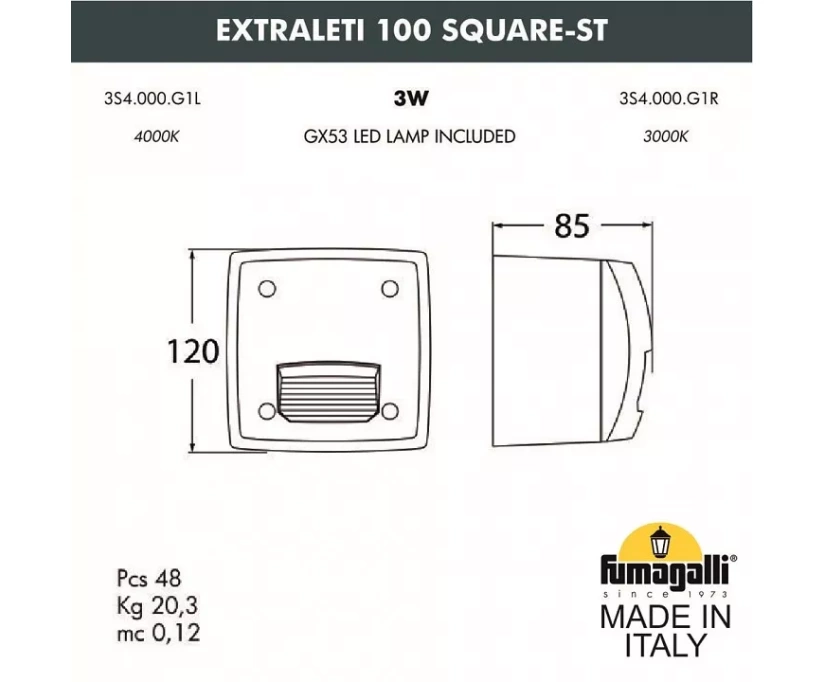 Накладной светильник Fumagalli Leti 3S4.000.000.AYG1L - фото 4