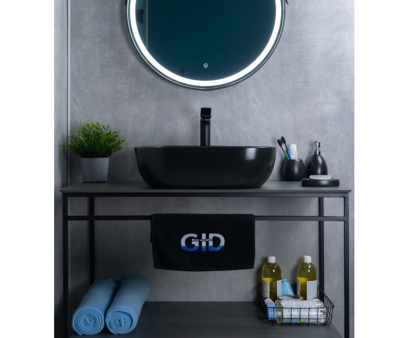 Накладная раковина Gid 50 Bm1302 черная матовая (53348) - фото 5