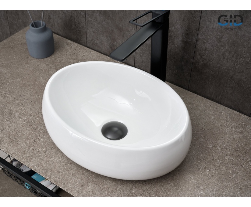 Накладная раковина Gid 40 N9030ds белая (51235) - фото 1