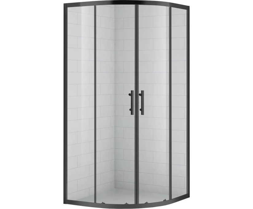 Душевой уголок Cezares Eco O R 2 90 C NERO (ECO-O-R-2-90-C-NERO) - фото 3