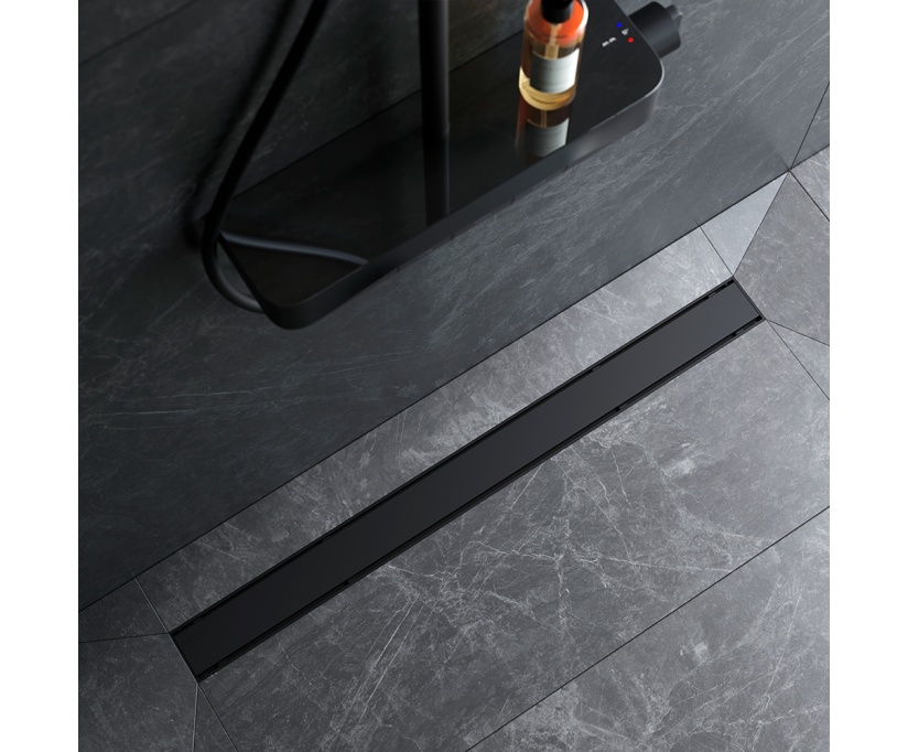 Душевой трап (лоток) AM.PM PrimeFlow Tile 90 см, черный матовый (W02SC-U11-090-04BM) - фото 4