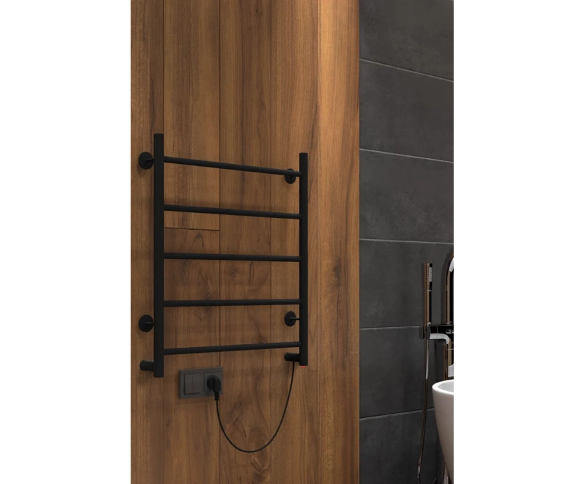 Полотенцесушитель электрический Indigo Line LCLE60-50BRR черный муар - фото 3