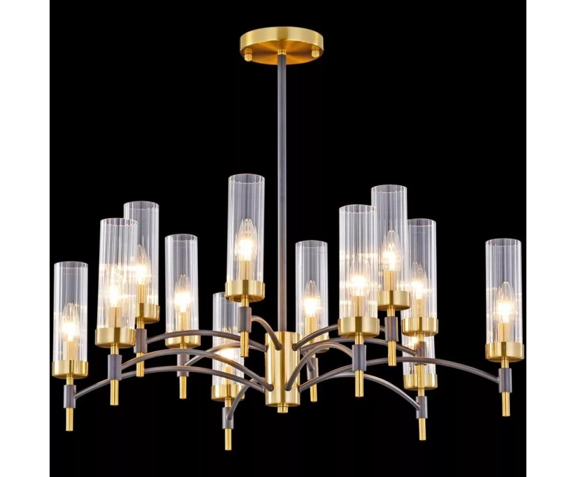 Потолочный светильник ILLUMICO IL5177-6+6PLS-29 BRASS TUBO - фото 1