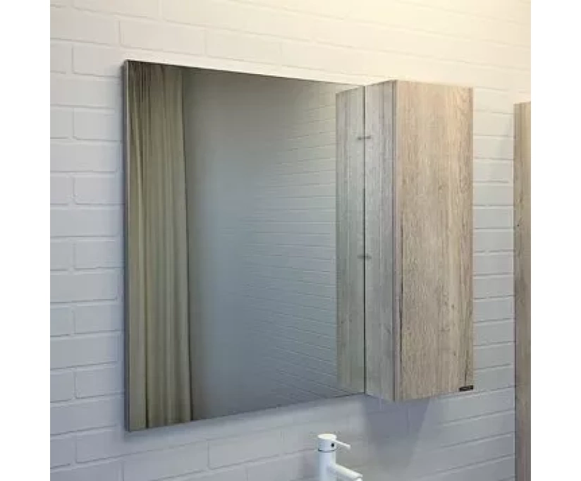 Зеркало Comforty Порто 90 дуб дымчатый (00-00009443) - фото 1