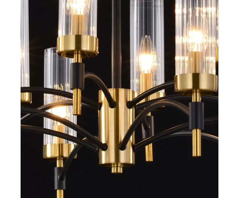Потолочный светильник ILLUMICO IL5177-6+6PLS-29 BRASS TUBO - фото 4