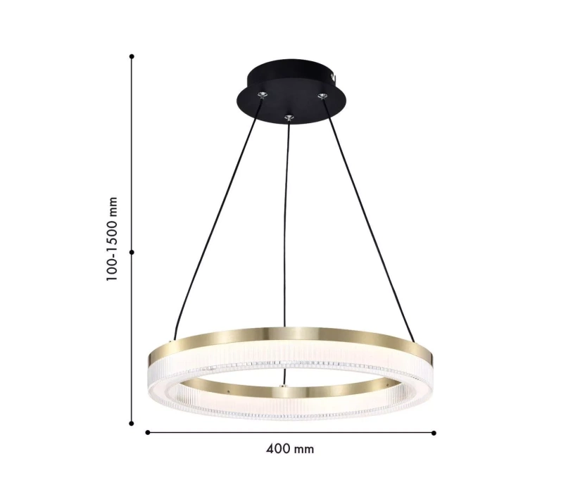 Подвесной светодиодный светильник Favourite Cirkler 4400-4P - фото 2