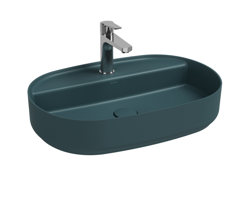 Раковина накладная ISVEA Infinity 60 изумрудный матовый 10NF65060SV-2P - фото 1