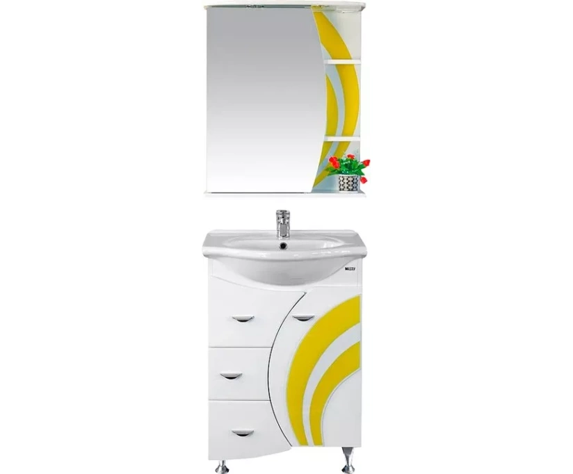 Мебельная раковина Misty Mia Diy 65 белая (T106001111) - фото 11