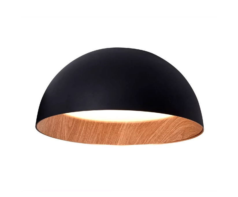 Потолочный светильник Delight Collection C0207-500A black/wood - фото 1