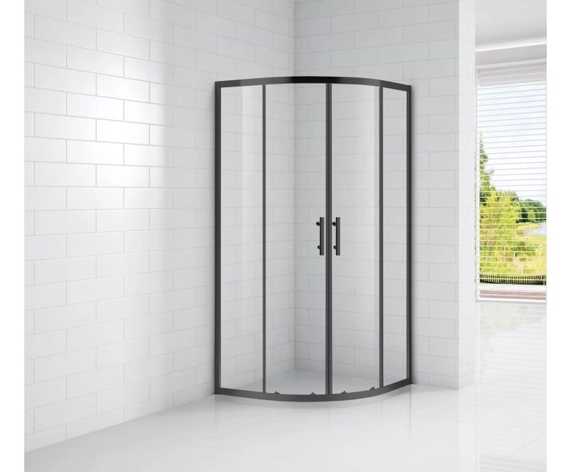 Душевой уголок Cezares Eco O R 2 90 C NERO (ECO-O-R-2-90-C-NERO) - фото 2