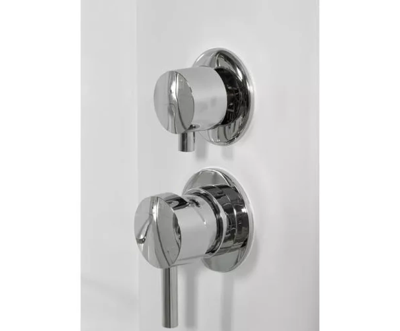 Душевая кабина Deto L 90х90 с электрикой, хром (L590EL) - фото 5