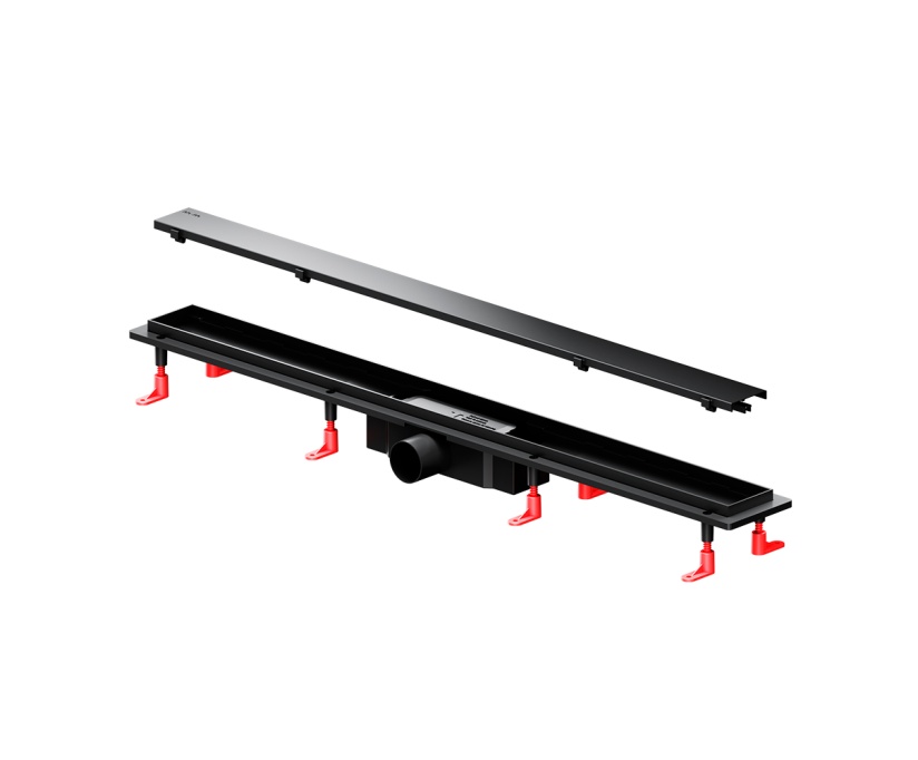 Душевой трап (лоток) AM.PM PrimeFlow Tile 90 см, черный матовый (W02SC-U11-090-04BM) - фото 23