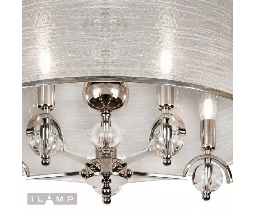 Подвесной светильник iLamp Chelsea P2400-5 Nickel - фото 2