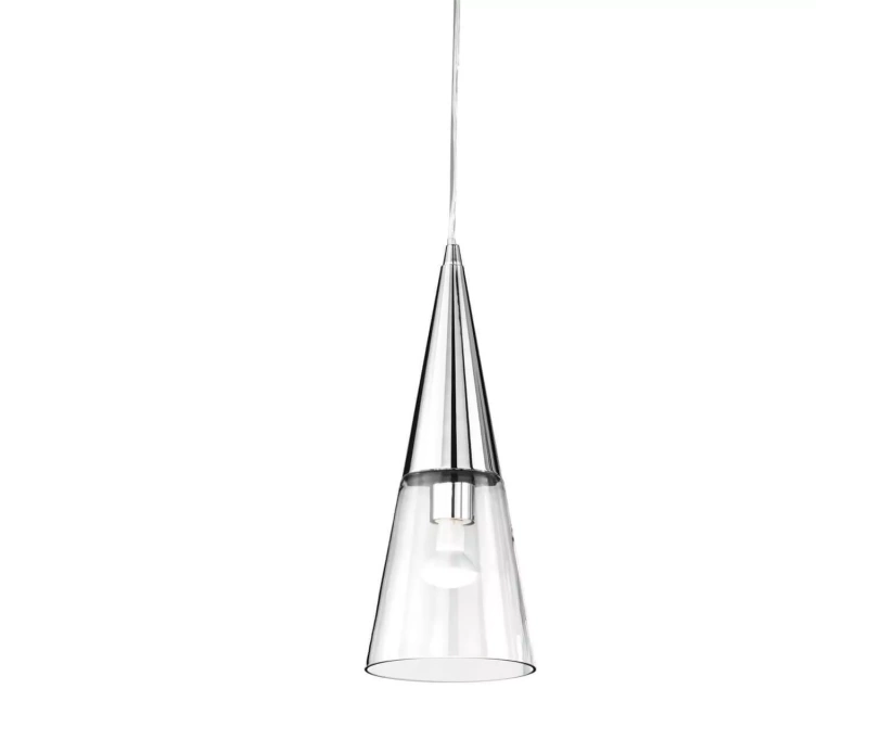 Подвесной светильник Ideal Lux Cono SP1 Cromo 017440 - фото 1