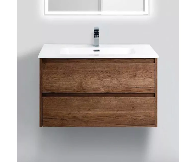 Тумба с раковиной BelBagno Kraft 90 rovere tabacco - фото 1