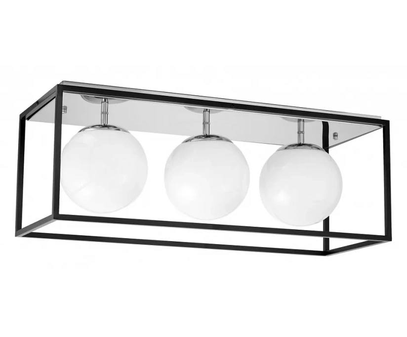 Накладной светильник LUMINA DECO LDC 8060-3 CHR+BK - фото 1