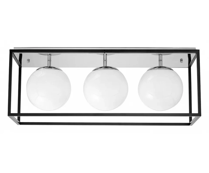 Накладной светильник LUMINA DECO LDC 8060-3 CHR+BK - фото 2