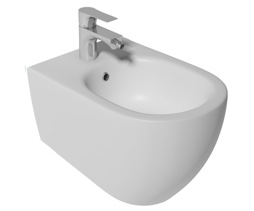 Биде подвесное ISVEA Infinity белый матовый 10NF41001SV-2L - фото 1