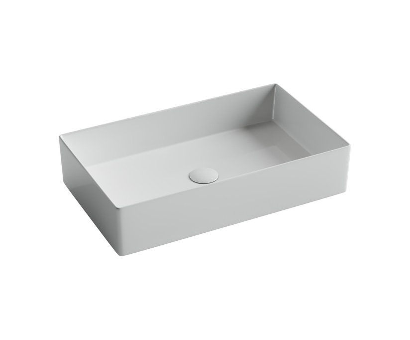 Накладная раковина Ceramicanova Element CN6070 белая глянцевая - фото 1