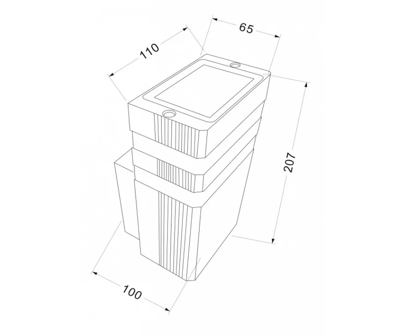 Уличный настенный светильник Maytoni Unter den Linden O578WL-01B - фото 4