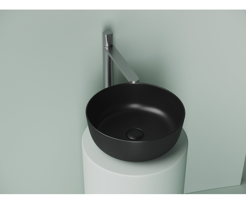 Накладная раковина Ceramicanova Element CN6073MB черная матовая - фото 3