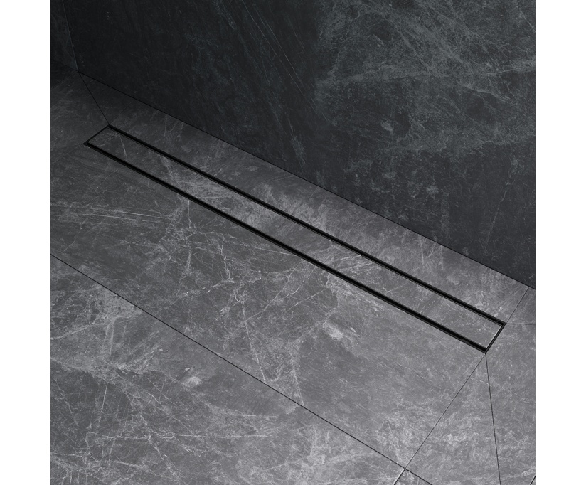 Душевой трап (лоток) AM.PM PrimeFlow Tile 90 см, черный матовый (W02SC-U11-090-04BM) - фото 11