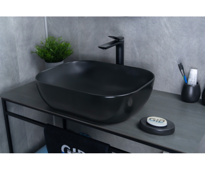 Накладная раковина Gid 50 Bm1302 черная матовая (53348) - фото 4
