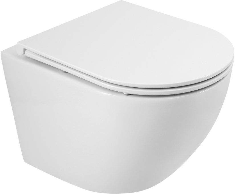 Унитаз подвесной BelBagno Sfera-r BB046CH-TOR безободковый, крышка BB870SC с микролифтом - фото 1