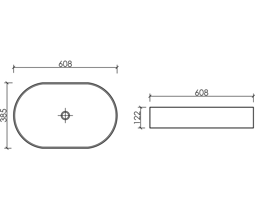 Накладная раковина Ceramicanova Element CN6048MH антрацит матовая - фото 11