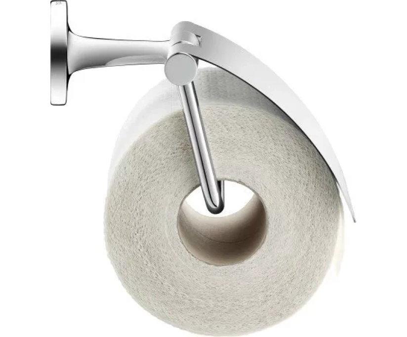 Держатель туалетной бумаги Duravit Starck T 0099401000 хром, с крышкой - фото 2