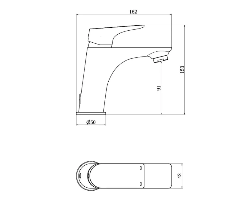 Смеситель для раковины BelBagno Marino LVM-CRM-W0 хром (MARINO-LVM-CRM-W0) - фото 2