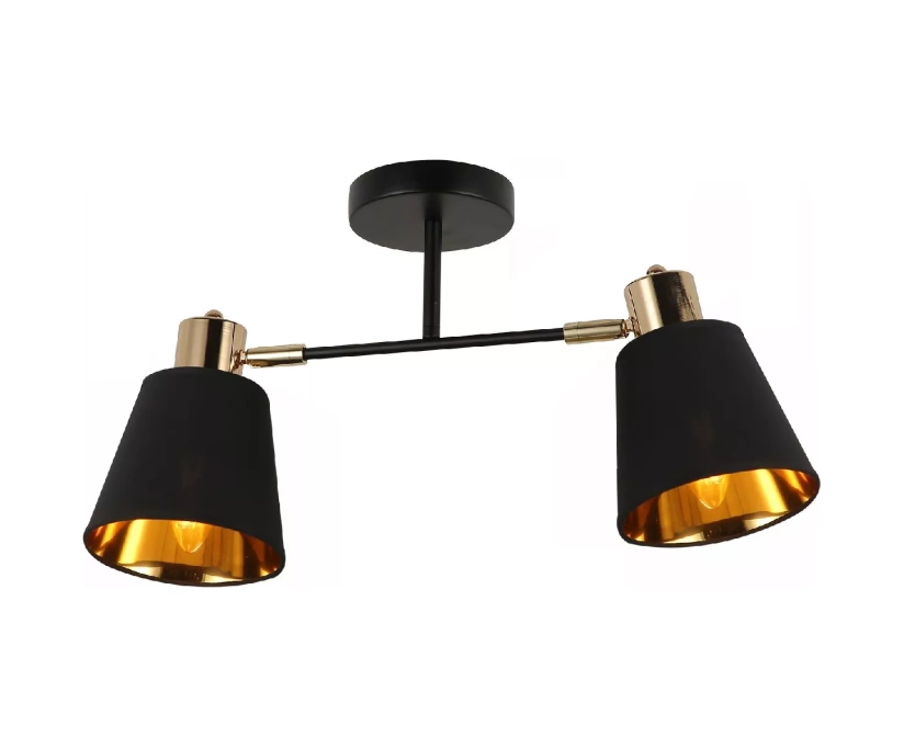 Потолочный светильник Illumico IL6116-2COU-79 BK GD Abelie - фото 1