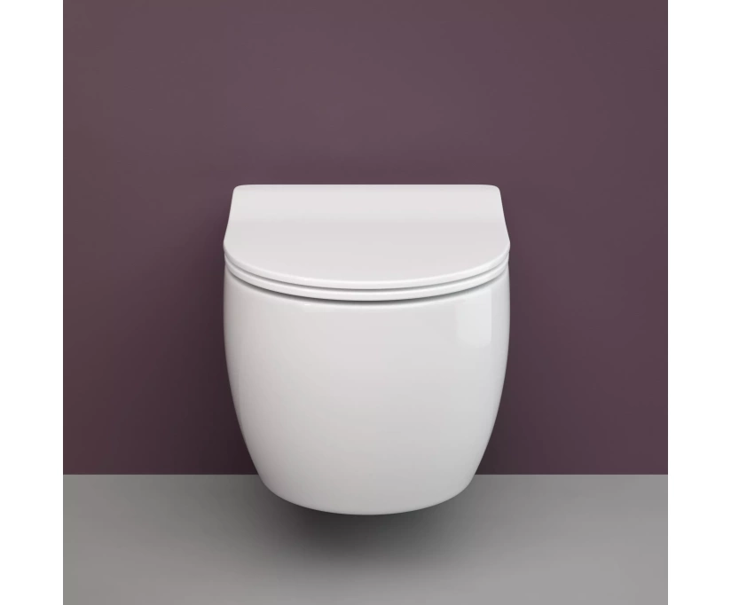 Комплект Унитаз подвесной Ceramica Nova Play CN3001 безободковый, с микролифтом + Система инсталляции для унитазов EWRIKA ProLT 0026-2020 + Кнопка смыва EWRIKA 0041 хром (558370) - фото 3