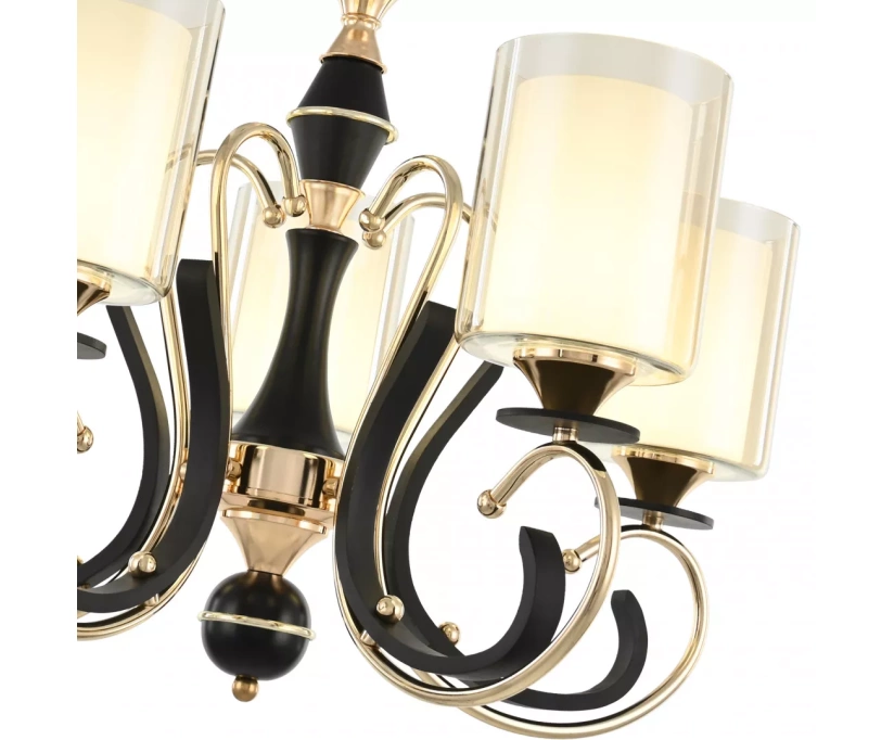 Подвесная люстра Arte Milano Florentia 302237/5 Bk/Gd - фото 5