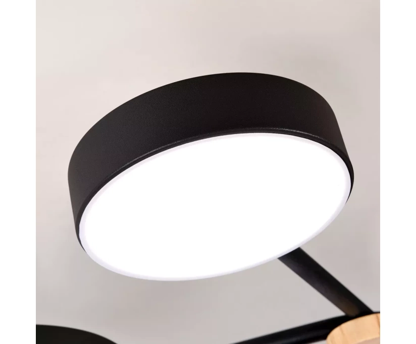 Потолочная люстра LED4U L3201-700 BK - фото 6