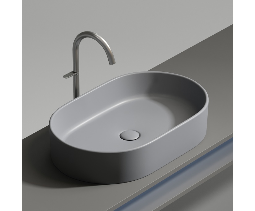 Накладная раковина Ceramicanova Element CN6048MH антрацит матовая - фото 5