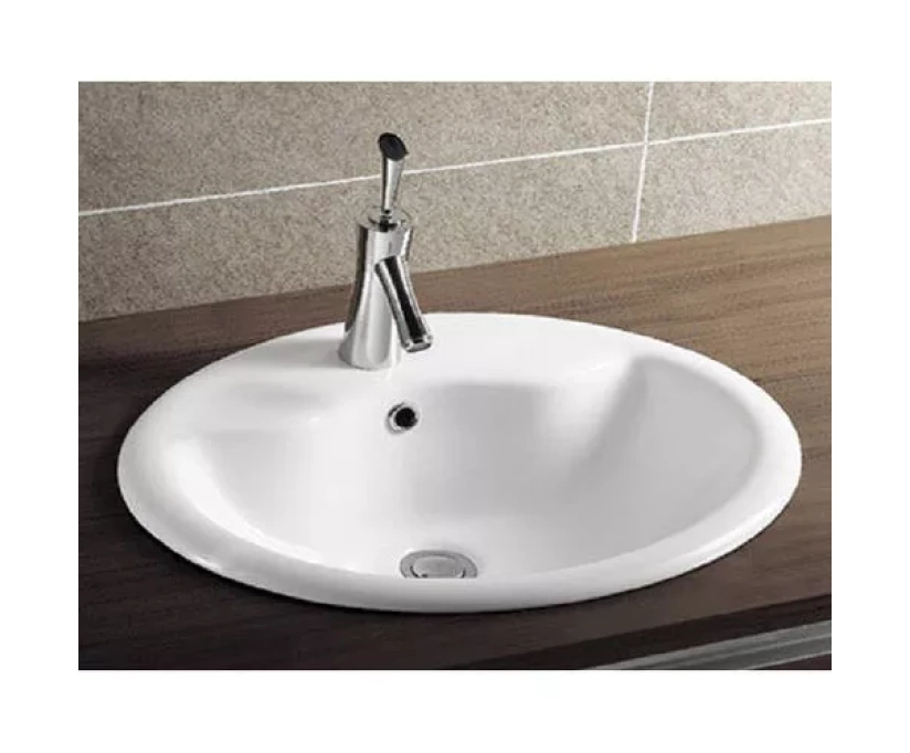 Раковина встраиваемая CeramaLux N 57 см белый (316) - фото 3