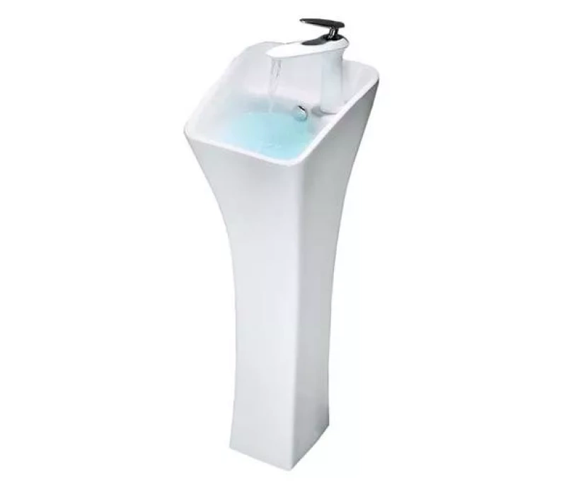 Раковина напольная CeramaLux N 27 см белый (M9012) - фото 1