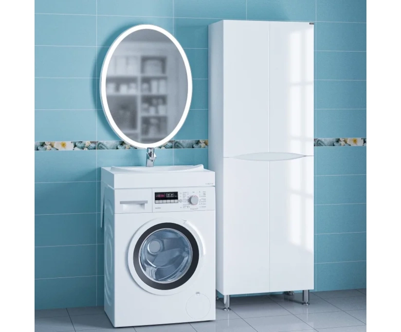Раковина над стиральной машиной Санта Сатурн 60 белый (900126W) - фото 3