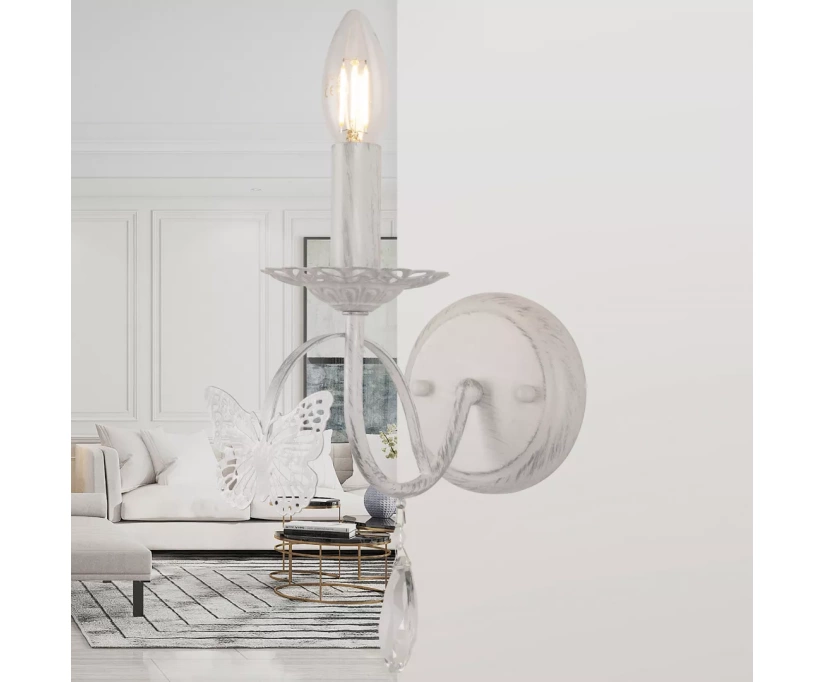 Бра Arte Milano 346179/1W WT+SL - фото 2