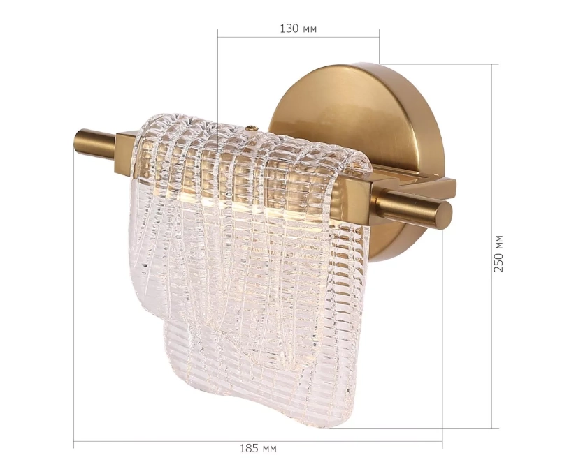 Настенный светодиодный светильник ST Luce Voile SL6021.201.06 - фото 3