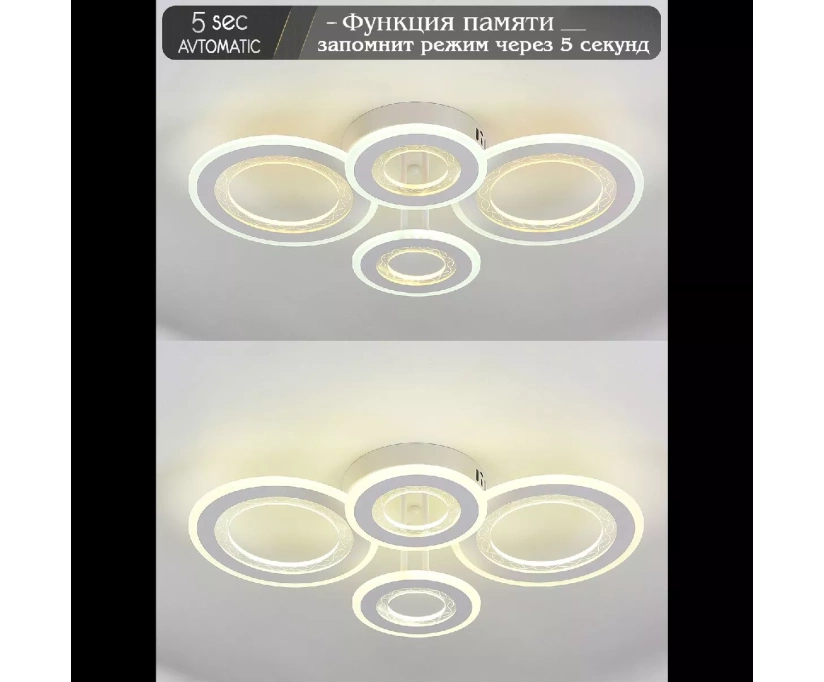 Потолочная люстра Natali Kovaltseva Groove LED LAMPS 81196 - фото 3