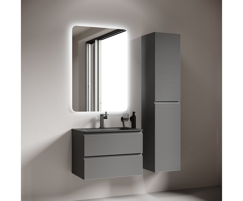 Зеркало для ванной комнаты Sancos Ray 700x1000 c подсветкой, RA700 - фото 2