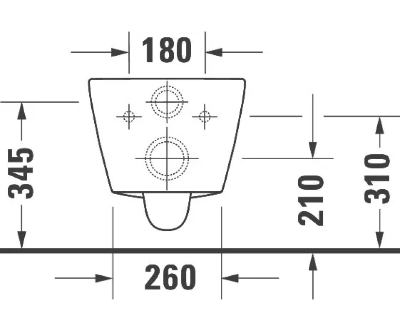 Чаша для унитаза подвесного Duravit D-Neo 2577090000 - фото 13