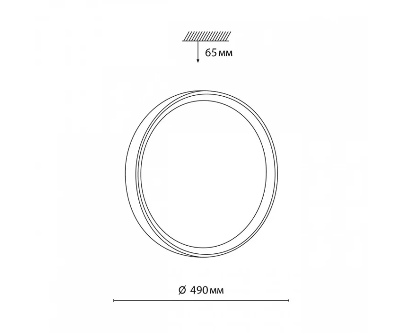 Настенно-потолочный светодиодный светильник Sonex Woodi 7603/EL - фото 6