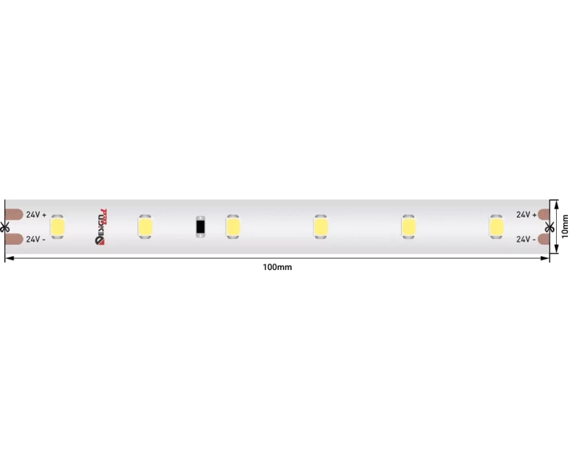 Светодиодная лента Designled 24В 2835 6Вт/м 4000K 20м IP67 DSG260S-24-NW-67 021665 (00-00021665) - фото 1